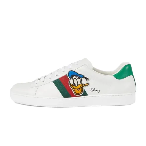 Giày Gucci Ace 'Donal Duck Patch' - 649399 1XG60 9114 Màu Trắng Size 5
