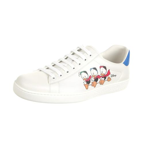 Giày Gucci Ace 'Huey, Dewey And Louie' 649398 AYO70 9062 Màu Trắng Size 6