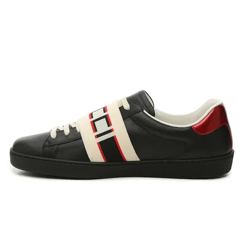 Giày Gucci Men's Ace Gucci Stripe Sneaker Màu Đen - Giày - Vua Hàng Hiệu