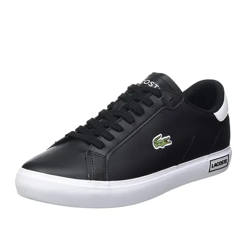 Giày Lacoste Men's Power Court Low Top Sneakers Màu Đen Size 42