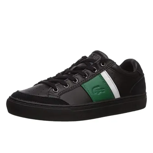 Giày Lacoste Sneakers - Giày Lacoste Mens Courtline 319 1 US Sneakers Màu Đen Size 39.5 - Vua Hàng Hiệu