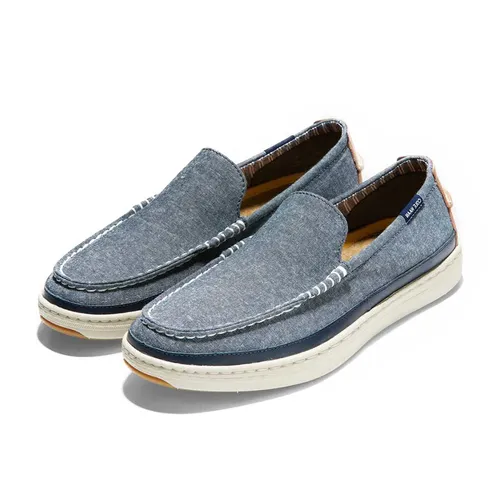 Giày Lười Cole Haan Cloudfeel Loafer Màu Xanh Xám Size 41