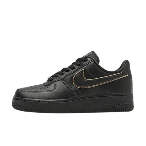 Giày Nike Air Force 1 07 Ess Black-Metallic Gold AQ2132-005 Màu Đen Size 39