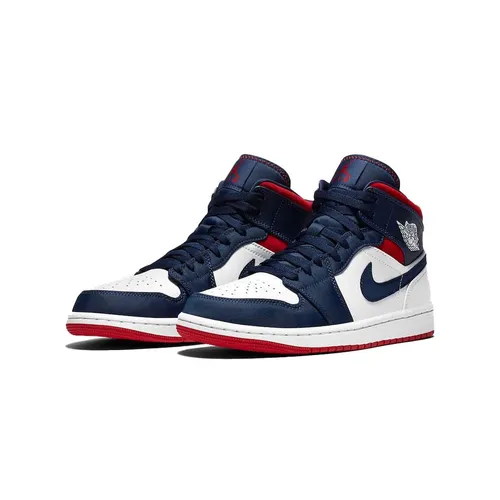 Giày Nike Jordan 1 Mid Se Usa Màu Xanh Navy Size 44