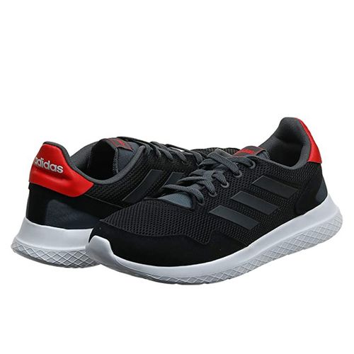 Giày Sneaker Adidas M Archivo EF0436 Màu Đen Gót Đỏ Size 40