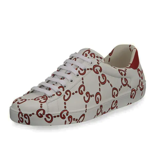Giày Nam Hiện đại, trẻ trung - Giày Sneaker Gucci GC Mono GG New SS2020 Màu Be - Vua Hàng Hiệu