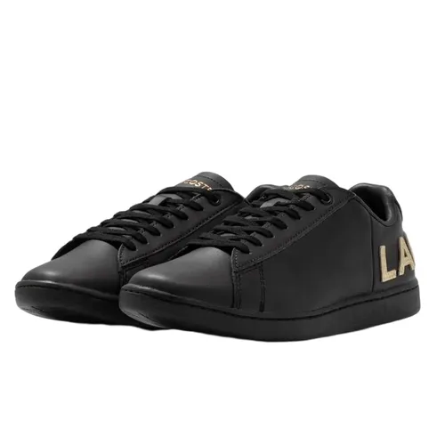 Giày Lacoste Sneakers - Giày Sneakers Lacoste Carnaby Evo Sneakersy Niskie Black LA211A0ER Màu Đen Size 39.5 - Vua Hàng Hiệu