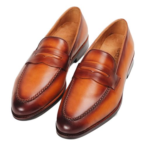 Giày Tây Be Classy Classic Loafers - LF02 Màu Nâu Vàng-1