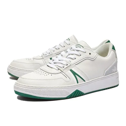 Giày Thể Thao Lacoste Men's L001 Leather Trainers 7 42SMA0092082 Màu Trắng Size 41