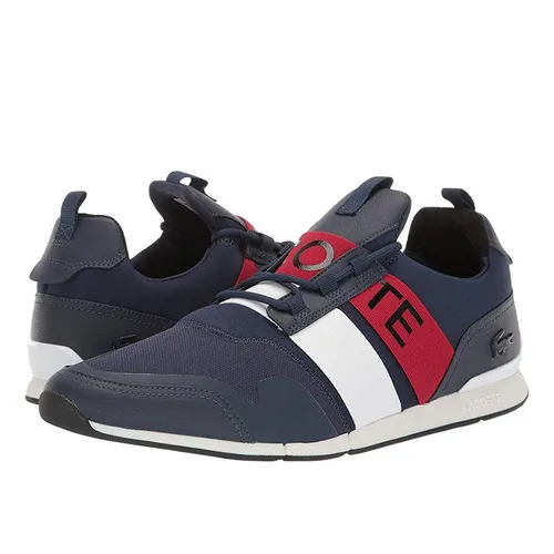 Giày Nam Hiện đại, trẻ trung - Giày Thể Thao Lacoste Menerva Elite 319 Màu Xanh Navy - Vua Hàng Hiệu