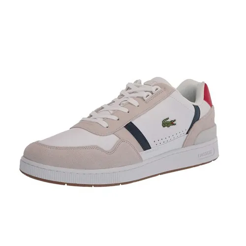 Giày Trắng, xanh navy - Giày Thể Thao Lacoste T-Clip 120 Màu Trắng/Xanh Navy Size 40 - Vua Hàng Hiệu