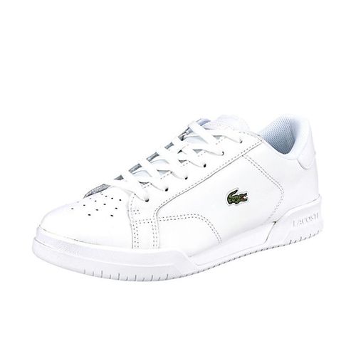 Giày Thể Thao Lacoste Twin Serve 0721 All White Màu Trắng Size 42