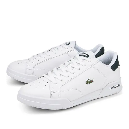 Giày Thể Thao Lacoste Twin Serve 0721 Màu Trắng Xanh Size 42.5