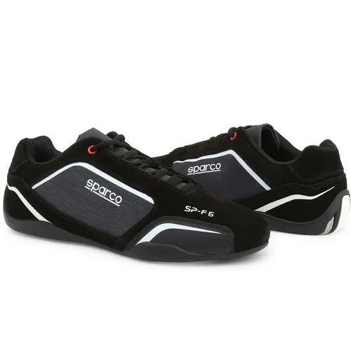 Giày Thể Thao Nam Sparco SP-F6_BLACK-WHITE Màu Đen Size 42