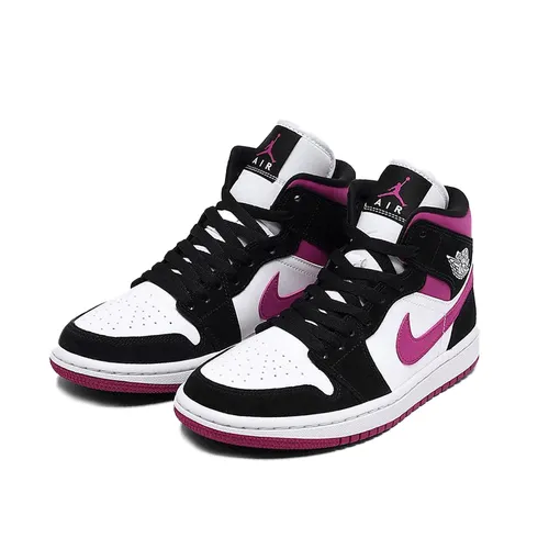 Giày Thể Thao Nike Air Jordan 1 Mid Arrives In Magenta Phối Màu - Giày - Vua Hàng Hiệu