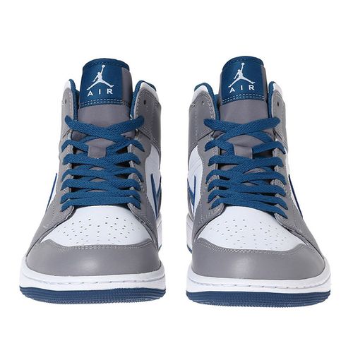 Giày Thể Thao Nike Air Jordan 1 Mid Cement True Blue DQ8426-014 Màu Xám Trắng Size 42-1