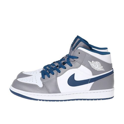 Giày Thể Thao Nike Air Jordan 1 Mid Cement True Blue DQ8426-014 Màu Xám Trắng Size 42-2