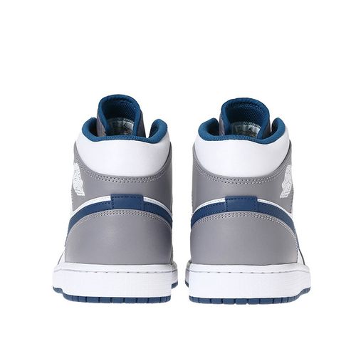 Giày Thể Thao Nike Air Jordan 1 Mid Cement True Blue DQ8426-014 Màu Xám Trắng Size 42-4