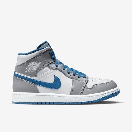 Giày Thể Thao Nike Air Jordan 1 Mid Cement True Blue DQ8426-014 Màu Xám Trắng Size 42-7
