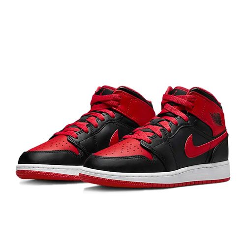Giày Thể Thao Nike Air Jordan 1 Mid DQ8423-060 Màu Đỏ Đen Size 39