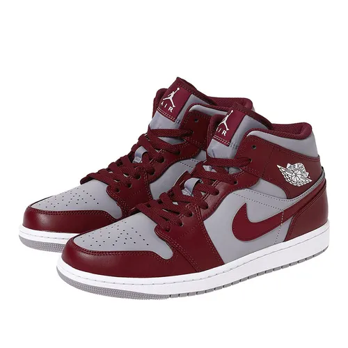 Giày Thể Thao Nike Air Jordan 1 Mid DQ8426-615 Màu Xám Đỏ Size 44.5