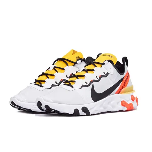 Giày Nike Nike React Element - Giày Thể Thao Nike React Element 55 White Black Crimson Gold Màu Xám - Vua Hàng Hiệu