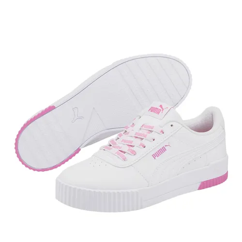 Giày Thể Thao Puma Carina Logomania 383906 02 Màu Trắng Hồng Size 37