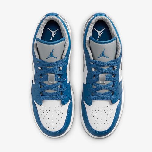 Giày Thể Thao Nike Jordan 1 Low 553560-412 Màu Xám Xanh Size 37.5-7