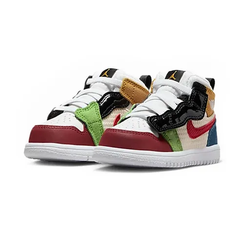Giày Thể Thao Trẻ Em Nike Jordan 1 Mid Alt SE Baby/Toddler Shoes DR6961-100 Phối Màu Size 10