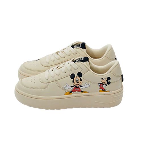 Giày Zara Mickey Mouse Disney Sneakers Màu Trắng Đục-1