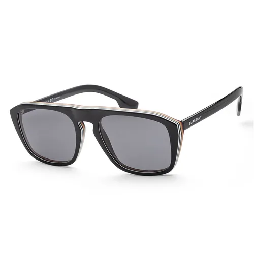 Kính Mát Burberry Polarized Grey Browline Men's Sunglassesites BE4286 379881 55 Màu Đen Xám