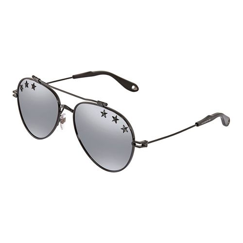 Kính Mát Givenchy Silver Mirror Aviator Unisex Sunglasses GV 7057STARS 0807/DC 58 Màu Bạc-2