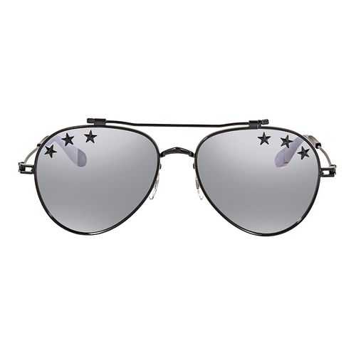 Kính Mát Givenchy Silver Mirror Aviator Unisex Sunglasses GV 7057STARS 0807/DC 58 Màu Bạc-3