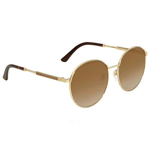 Kính Mát Gucci Brown Round Sunglasses GG0206SK 003 58 – Gucci