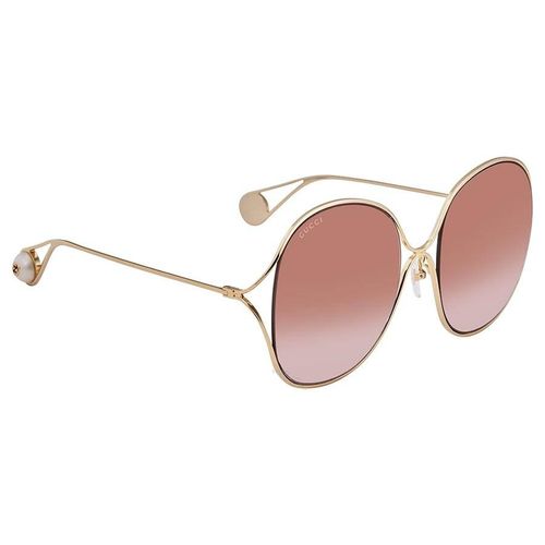 Kính Mát Gucci Brown Shaded Oversized Ladies Sunglasses GG0362S 002 57-1