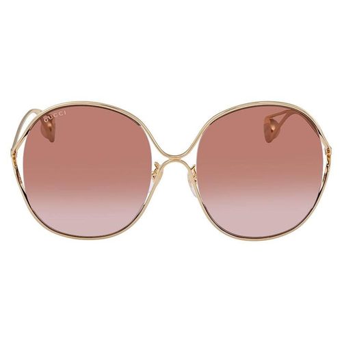 Kính Mát Gucci Brown Shaded Oversized Ladies Sunglasses GG0362S 002 57-2