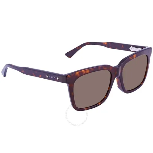 Kính Mát Gucci Brown Square Men's Sunglasses GG0267SA 002 55