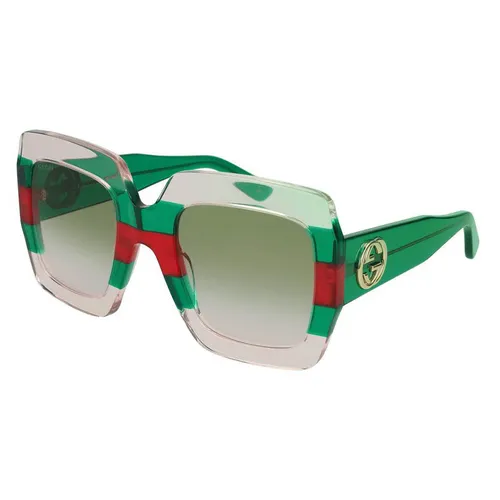 Kính Mát Gucci Green Gradient Square Sunglasses GG0178S 001 54 - Kính mắt - Vua Hàng Hiệu