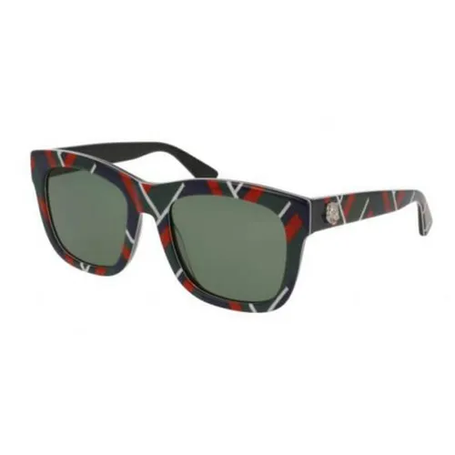 Kính Mát Gucci Green Square Ladies Sunglasses GG0032S 010 54 - Kính mắt - Vua Hàng Hiệu