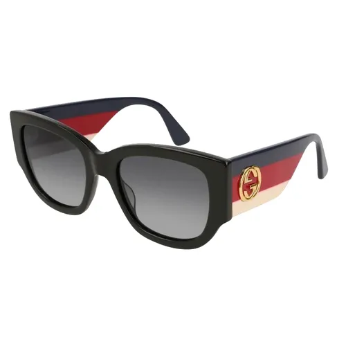 Kính Mát Gucci Grey Gradient Cat Eye Sunglasses GG0276S-001 53