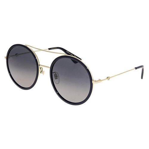 Kính Mát Gucci Grey Gradient Round Ladies Sunglasses GG0061S01956-4