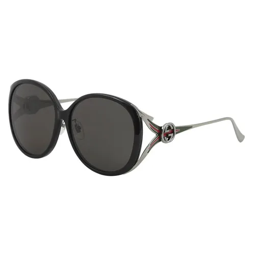 Kính Mát Gucci Grey Oversized Ladies Sunglasses GG0226SK 002 60