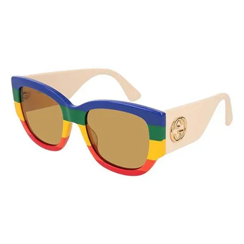 Kính Mát Gucci Yellow Square Ladies Sunglasses GG0276S 006 53