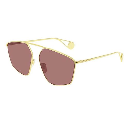 Kính Mát Red Gucci Asian Fit Geometric Ladies Sunglasses GG0437SA 001 60