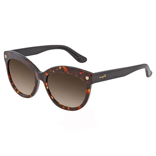 Kính Mát Salvatore Ferragamo Brown Cat Eye Ladies Sunglasses SF675S 214 55