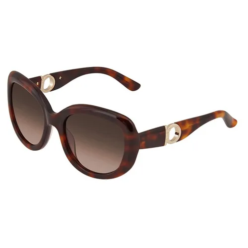 Kính Mát Salvatore Ferragamo Brown Oval Ladies Sunglasses SF727S 214 53 Màu Nâu