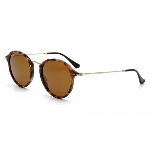 Kính Rayban Round Fleck Brown Classic B-15 Sunglasses RB2447 1160 49 - Kính mắt - Vua Hàng Hiệu