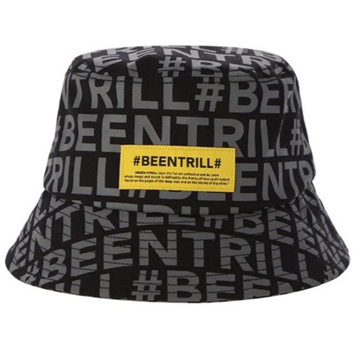 Mũ Beentrill Unisex Street Style Bucket Hats Wide-Brimmed Màu Đen Size 57-5