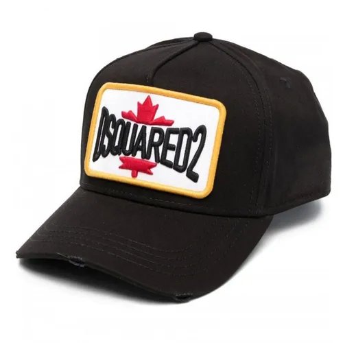 Mũ DSquared2 Patch Baseball Cap BCM061105C00001M1502 Màu Đen - Mũ nón - Vua Hàng Hiệu