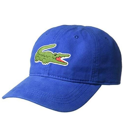 Mũ Lacoste Men's Big Croc Gabardine Cap Blue